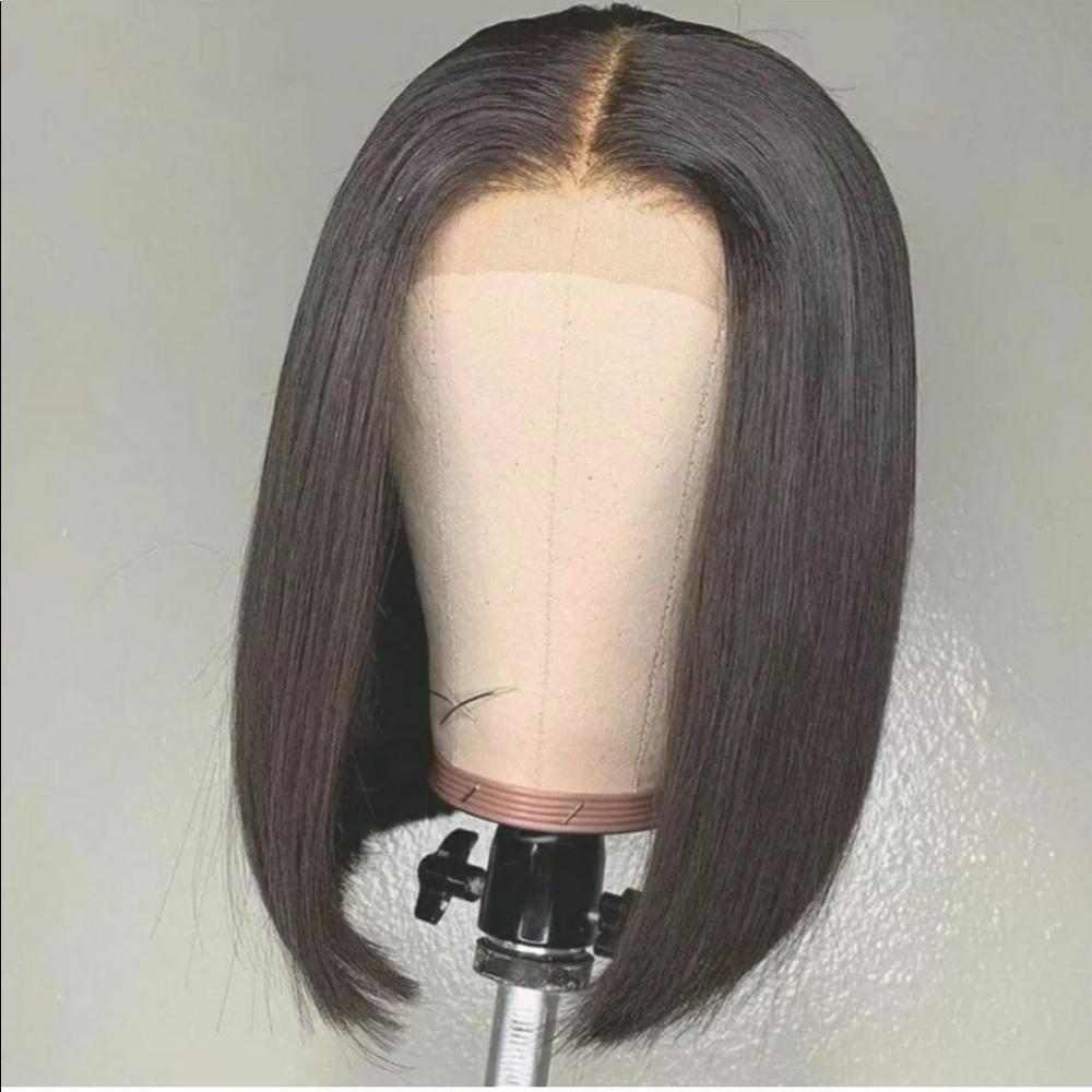 Brazilian bob glueless closure wig